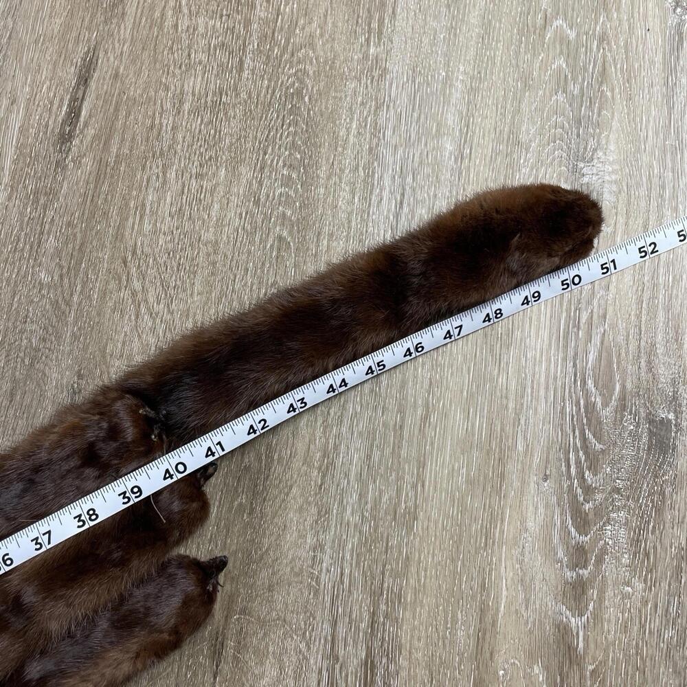 Stunning Vintage Japanese Ginza Furs Real Sable Full Size Scarf Stole EUC! - Picture 8 of 9